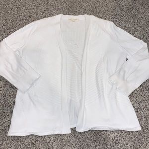 White cardigan